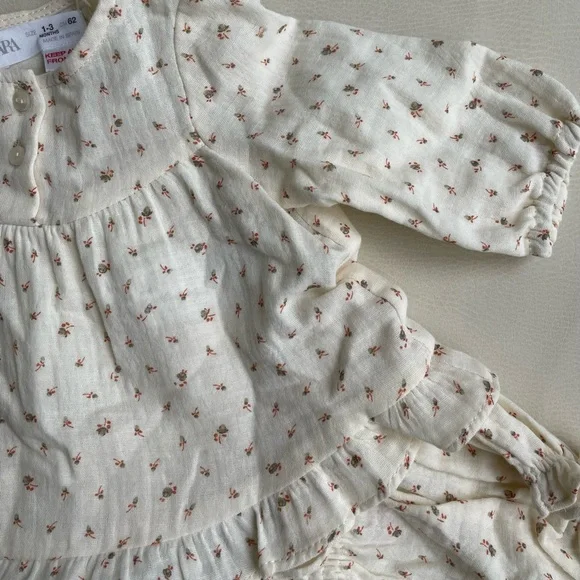 Zara Baby Girl Dress with Bloomers 1-3 months - Picture 12 of 16
